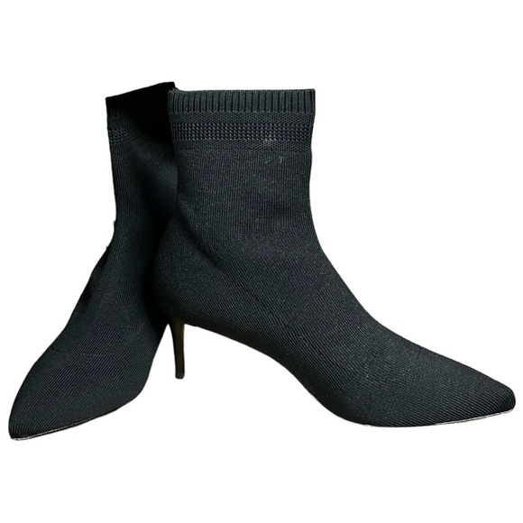 🌻NEW Pour La Victoire Daphne Nickle Knit Black Ankle Booties Size 10 | box inc. - Picture 8 of 13